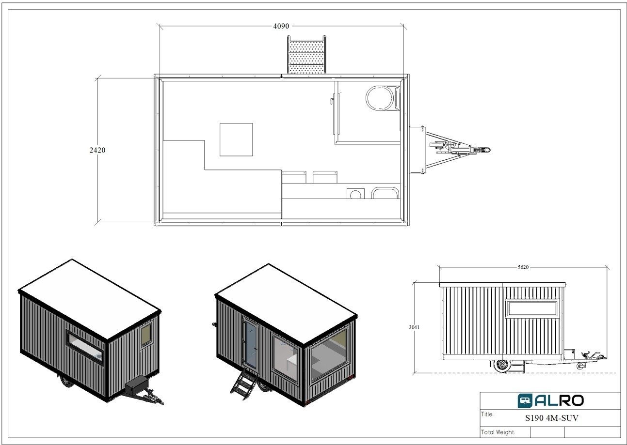 Tiny House Luxe Caravane sur Roues – 5,63 x 2,55 m – Image 2
