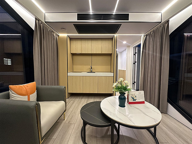 Maison en forme de capsule spatiale PRO A7 – Image 4