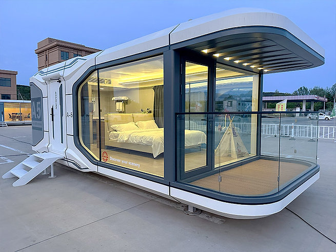 STARLINK Space Capsule House A5 Luxury Tourism Trailer - Premium Glamping Carava