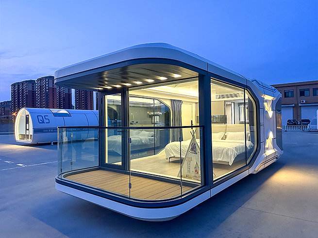 STARLINK Space Capsule House A5 Luxury Tourism Trailer - Premium Glamping Carava – Image 14