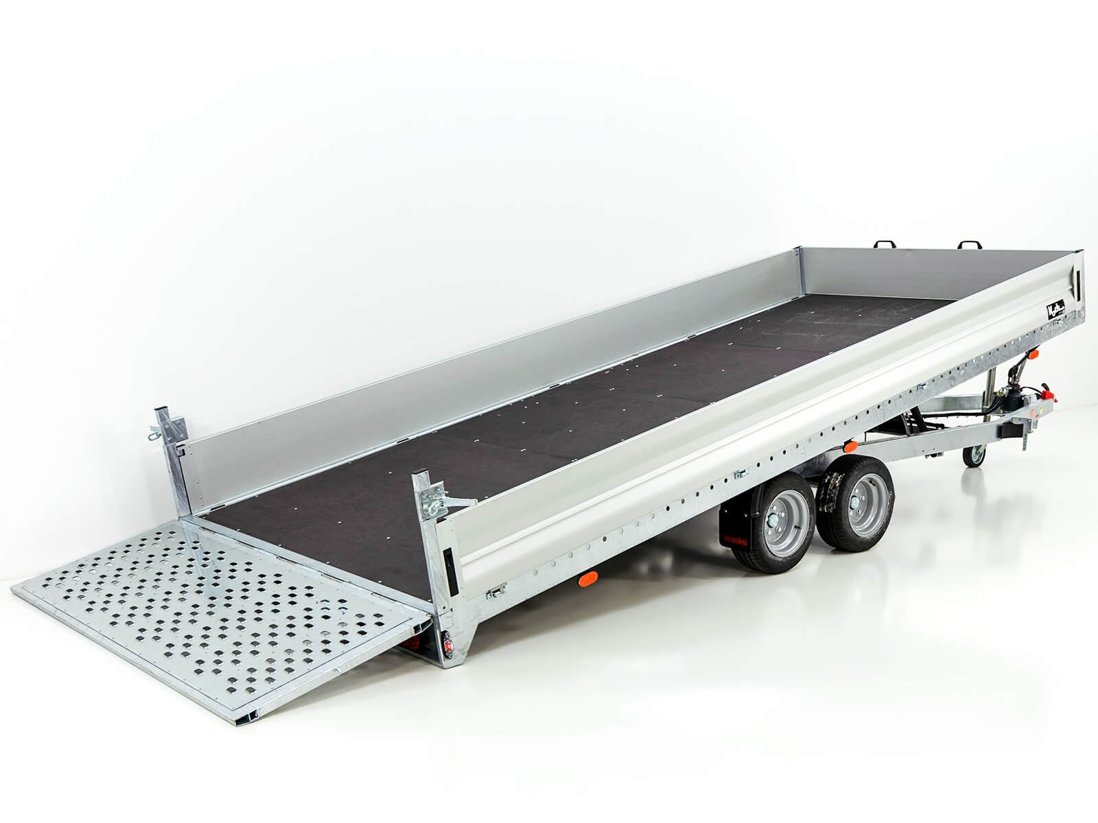 Remorque plateau Vezeko J30.43 | 210 x 430 cm | 3 t | Plateau de chargement basculant - Neuve – Image 3