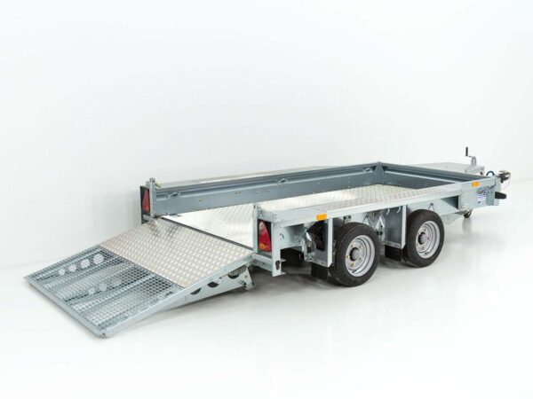 Remorque pour engins de chantier Ifor Williams GX125 157×366 3,5 t | Rampe 1,2 m | Plancher en aluminium neuf – Image 11
