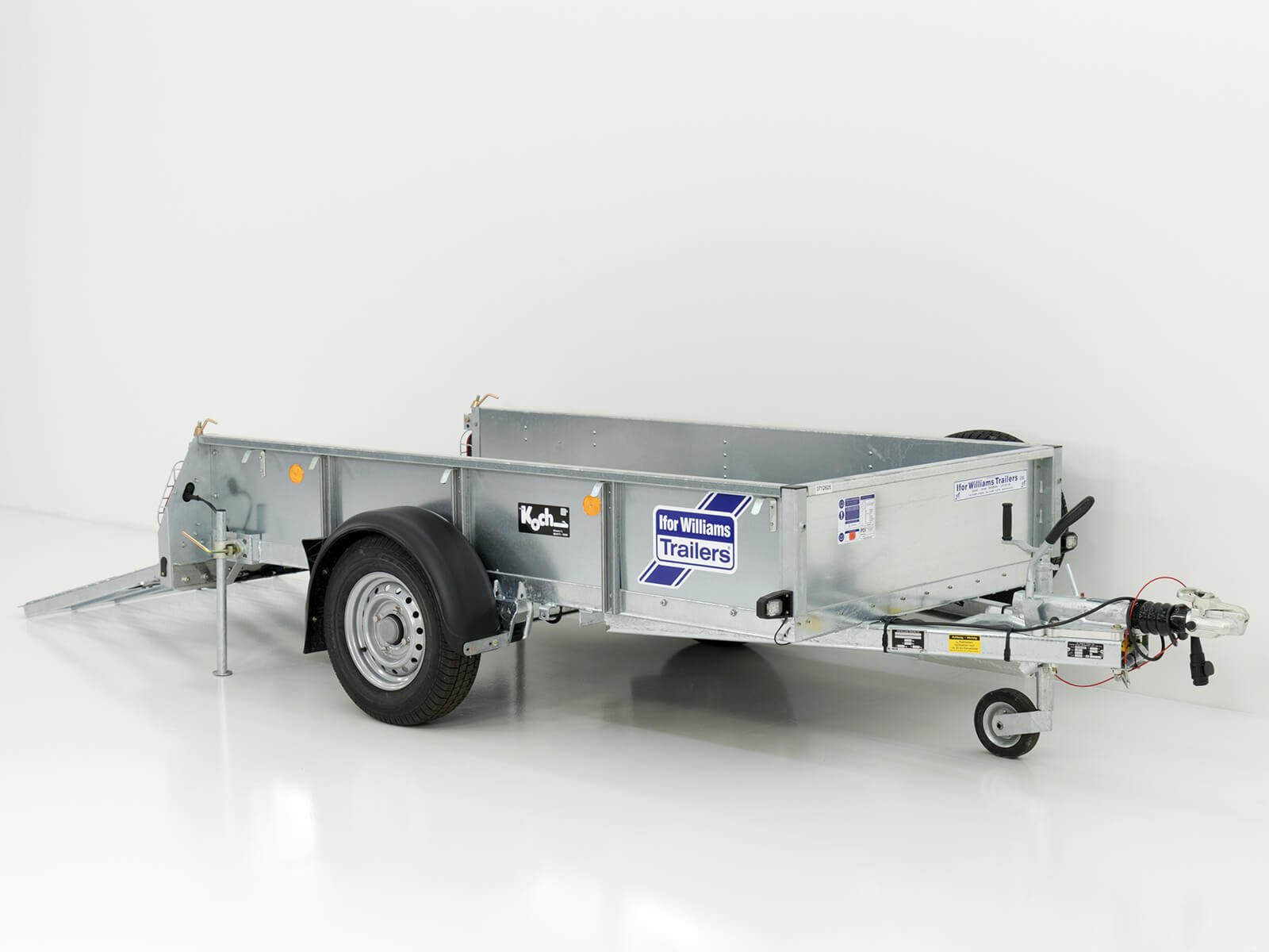 Remorque pour engins de chantier Ifor Williams GD 84 125×250 1,4 t | Rampe - Neuve – Image 4