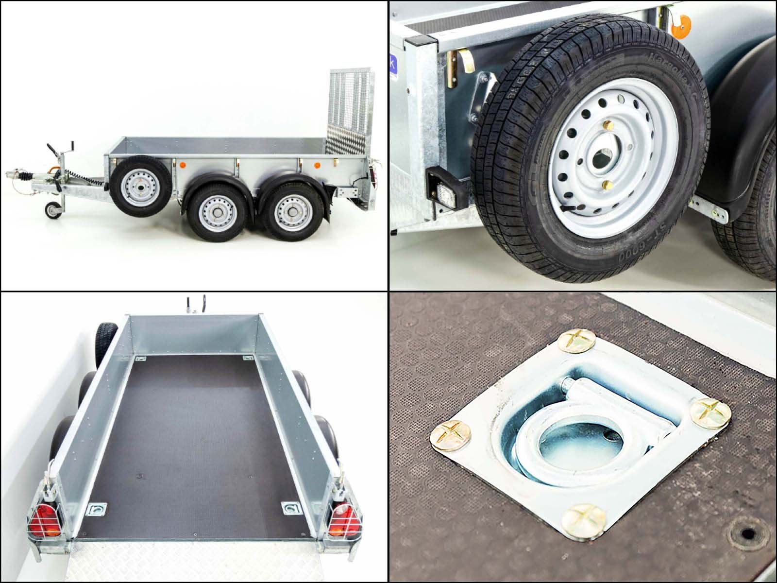 Remorque pour engins de chantier Ifor Williams GD 84 125×250 1,4 t | Rampe - Neuve – Image 10