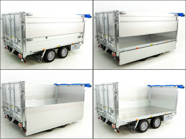 Camion-benne double à plusieurs roues arrière TT30-30 3,0 t | 183 x 309 x 40 cm / Largeur de caisse 80 cm | Tandem | Éclairage LED neuf – Image 2