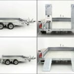 Remorque pour engins de chantier Ifor Williams GX105 HD 157×303 3,5 t | Rampes simples | Plancher en aluminium - Neuve – Image 2