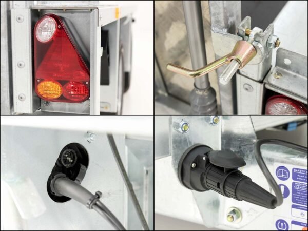 Remorque pour engins de chantier Ifor Williams GX105 157×303 2,7 t | Rampe de chargement | Grillage - Neuve – Image 3